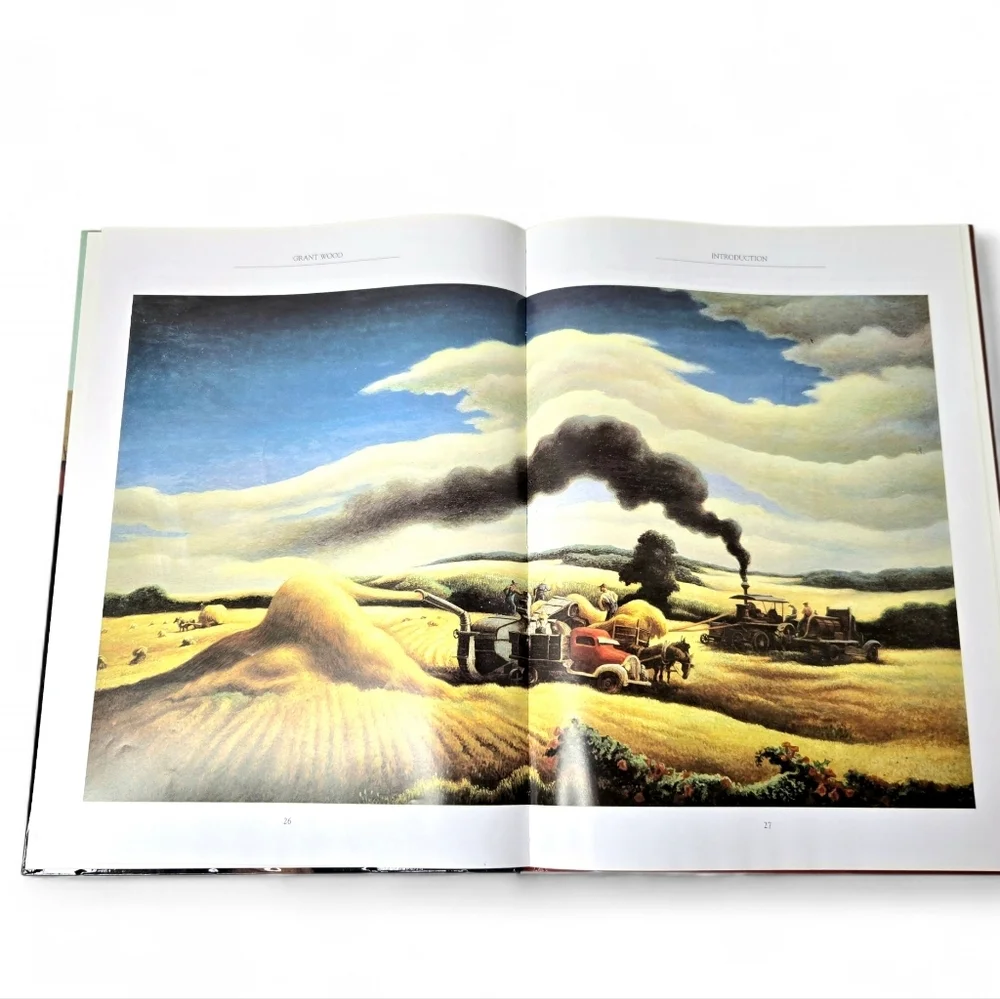 Grant Wood, American Artist coffee Table Book.